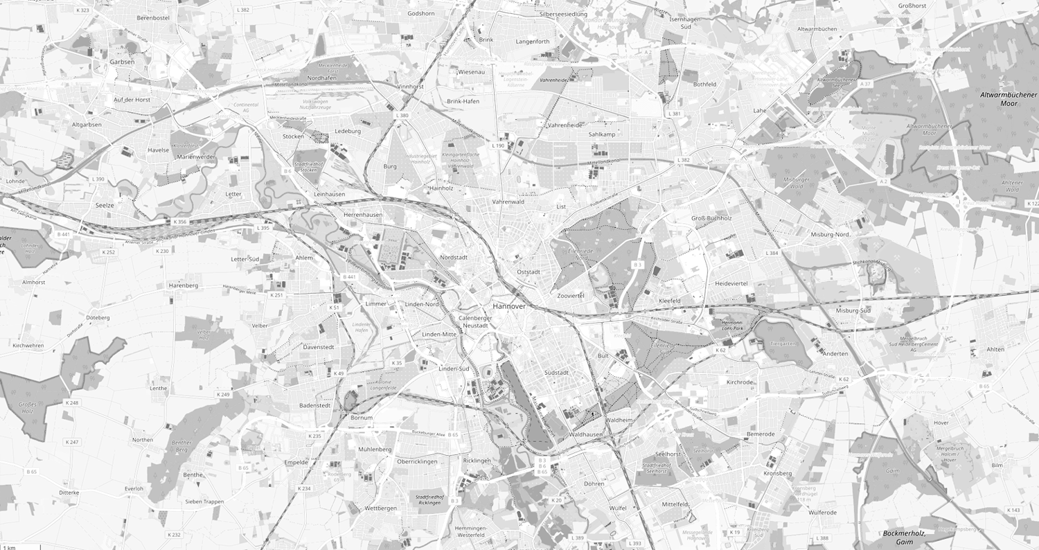 Standorte und Einzugsgebiet in Hannover